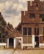 Jan Vermeer Street in Delft oil painting picture wholesale